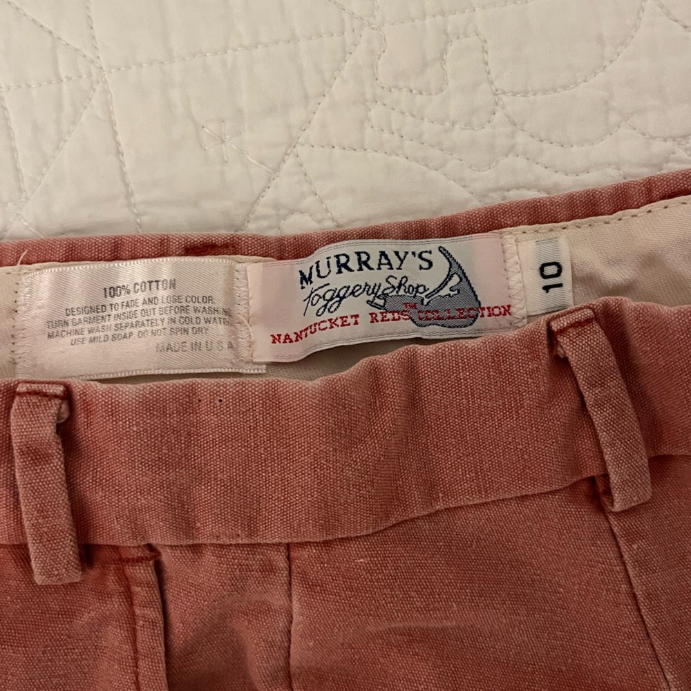 Kids Nantucket Reds Size 10 Shorts Murray’s
